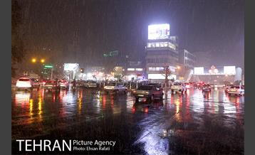 بارش اولین برف پاییزی تهران 25