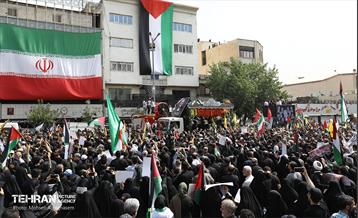 تشییع پیکر شهید اسماعیل هنیه در تهران - 2 28