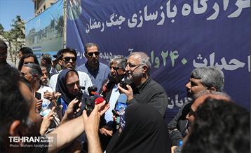کلنگ‌زنی احداث ۲۴۰ واحد مسکونی آسیب‌دیده از جنگ رمضان 13