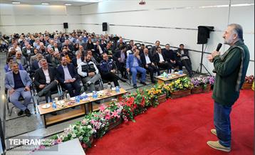 جشن افتخار و خدمت در شرکت بهره‌برداری مترو 14