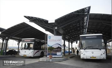 آئین بهره برداری از پروژه مسقف سازی پایانه ایرانخودرو 17