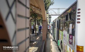 نخستین ایستگاه اتوبوس‌های بی آر تی با معماری ایرانی و اسلامی  5