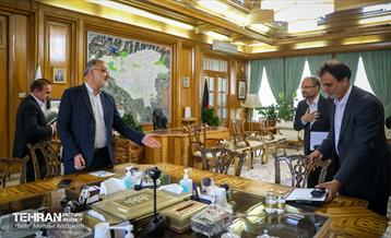 دیدار های امروز شهردار تهران 18