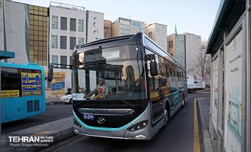 آغاز فعالیت اتوبوس‌های برقی جدید در ۳ خط اتوبوسرانی تهران  17