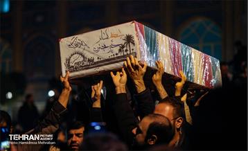 مراسم وداع با پیکرهای مطهر ۱۱۰ شهید گمنام دفاع مقدس 4