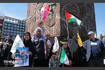 راهپیمایی روز قدس در پایتخت - 3 39