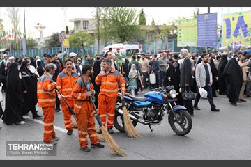 خدمات‌رسانی شهرداری تهران در نماز عید فطر مصلی تهران 29