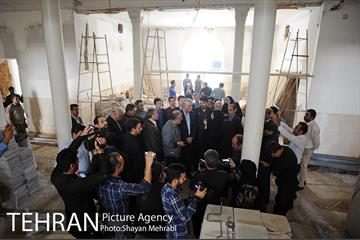 بازدید شهردار تهران از ساختمان کلاه فرنگی، دانشگاه تربیت معلم خوارزمی و تابلو نقش رستم ورزشگاه شیرودی به مناسبت روز تهران 10
