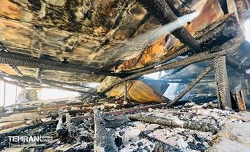 حریق در بازار تجریش 3