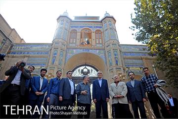 بازدید شهردار تهران از دروازه ملی و میدان مشق به مناسبت روز تهران 17