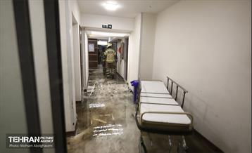 آتش‌سوزی در بیمارستان گاندی تهران 13