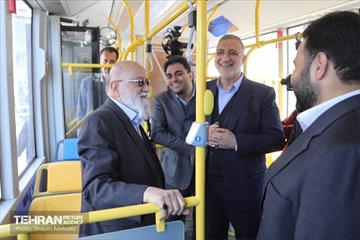رونمایی از ناوگان برقی حمل و نقل عمومی شهر تهران 25