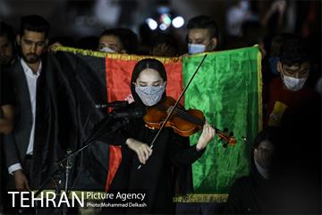 اجرای نورپردازی سه بعدی  اعلام همدردی با مردم مظلوم افغانستان  24