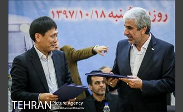 امضا قرارداد خرید ۳۷۶ واگن مترو 23