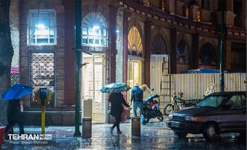 بارش باران زمستانی در تهران 14