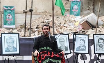 مراسم عزاداری شهدای محله دردشت با نوای حاج مهدی رسولی  13