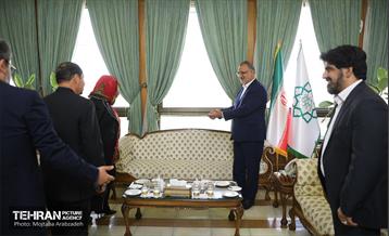 دیدار وزیر حمل و نقل و شهردار ماناگوئا (نیکاراگوئه) با شهردار تهران