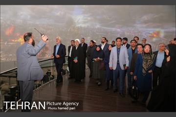 بازدید مدیران فرهنگی شهرداری تهران از باغ موزه دفاع مقدس 8