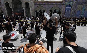 عزاداری عاشورای حسینی در حرم مطهر حضرت عبدالعظیم(ع) 8