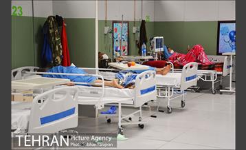 نقاهتگاه بیماران کرونایی در مرکز سلامت ایران مال 22