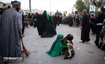 کاروان نمادین اسرای کربلا در مسیر طویریج  35