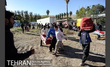 خدمات رسانی شهرداری تهران به مناطق حادثه زلزله کرمانشاه 24