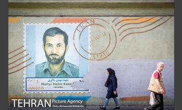 نگاره های شهدا بر دیواره های شهر 15