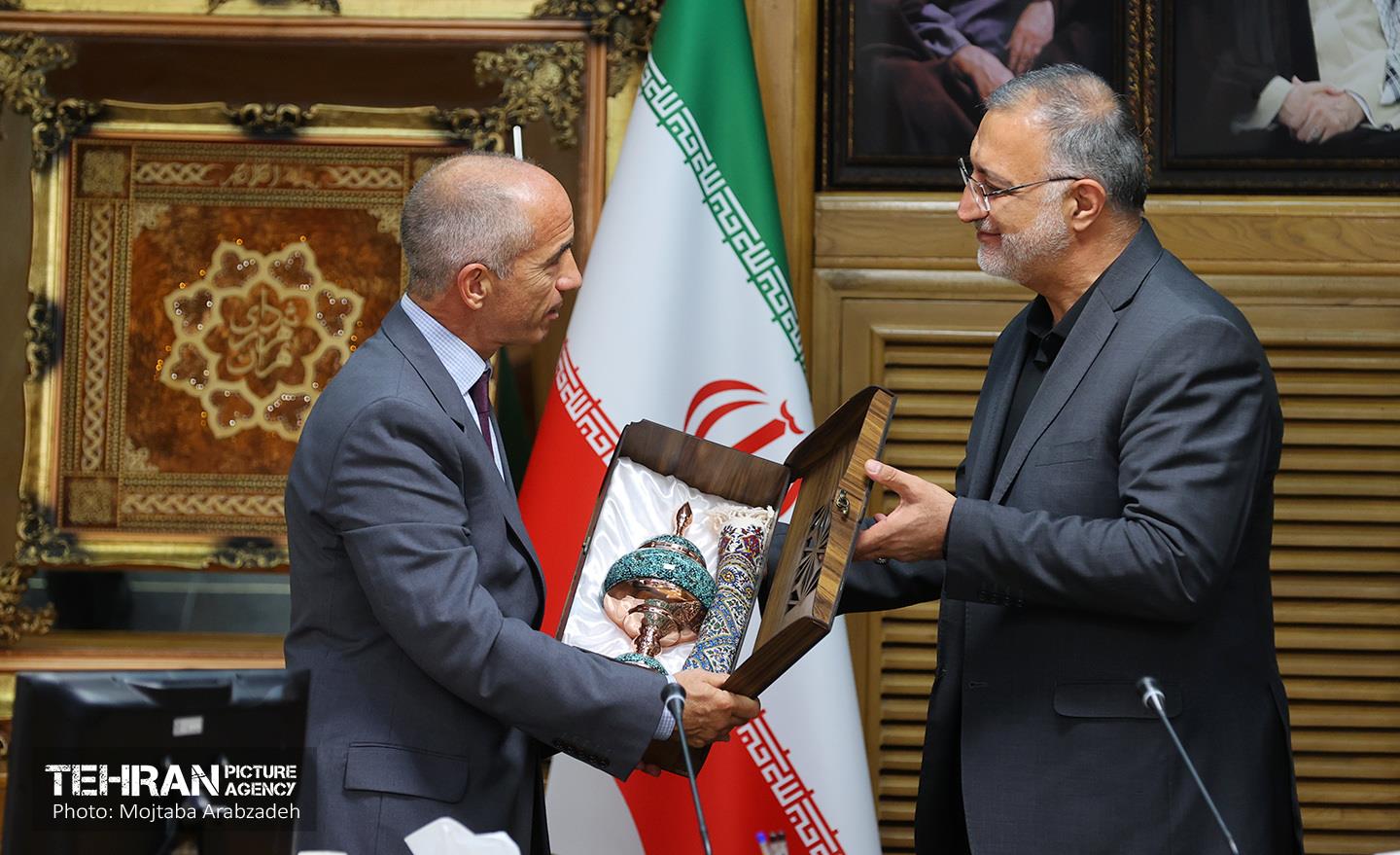 دیدار نماینده UNDP با شهردار تهران 2