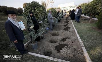 کاشت نهال به یاد شهدا در برج میلاد 8