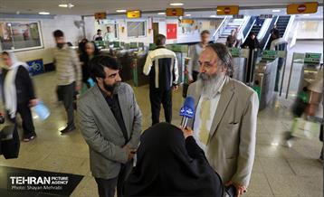 بازدید سخنگوی شهرداری تهران از مترو تهران 27