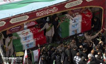 تشییع شهدای اقتدار ملی در تهران 38