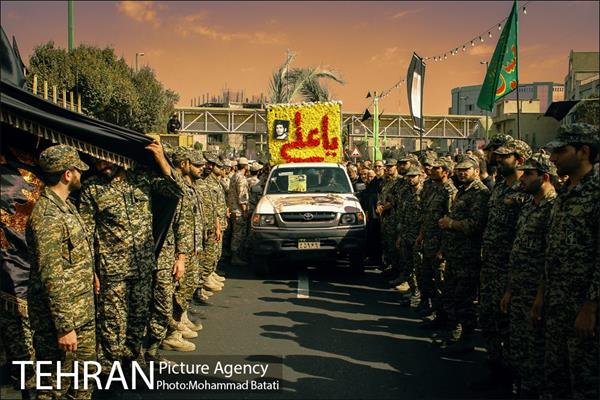 مراسم تشییع پیکر شهید ناظری در منطقه 20 (شهرری) 1