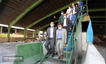 بازدید رئیس سازمان حفاظت محیط زیست کشور از مجتمع مدیریت زباله آرادکوه 4