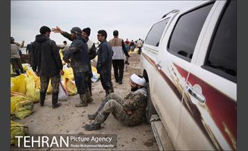 جلوگیری از ورود اب گرگان رود به شهر اق قلا 4