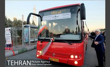 بهره برداری از ۲۴ دستگاه اتوبوس جدید در ناوگان حمل و نقل عمومی تهران 28