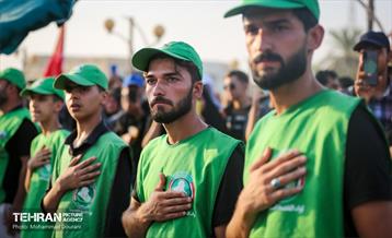 راهپیمایی سلام یا مهدی(عج) در مسجد سهله 1