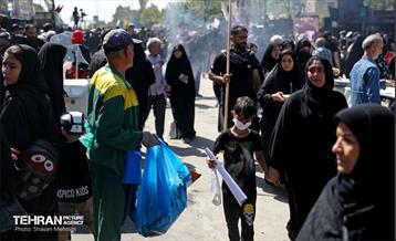 خدمات شهرداری تهران در راهپیمایی جاماندگان حسینی(ع) 7