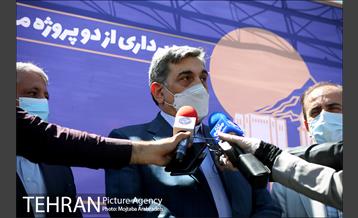 آیین بهره برداری از پروژه های مدیریت سیلاب در غرب تهران  27