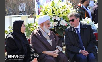 خاکسپاری سفیر سابق فلسطین در بهشت زهرا 14