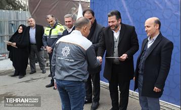 آیین افتتاح رمپ حرکتی خیابان بهار 9