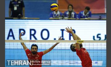 دیدار تیم های ملی والیبال ایران و قطر 9
