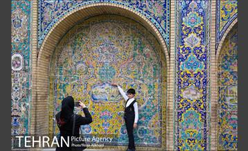 قاب‌های کاشی‌های کاخ کلستان 5