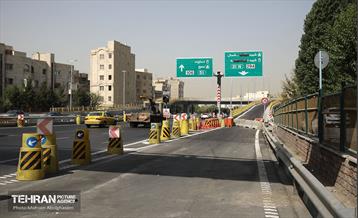 اینجا کارگاهه؛ پل تقاطع غیر همسطح در بزرگراه شهید باقری 11