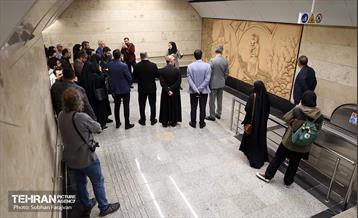 بازدید فعالان فضای مجازی از ایستگاه مریم مقدس(س) 8