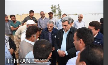 بازدید شهردار تهران ازمناطق سیل زده خوزستان 14