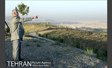 بازدید شهردار تهران از طرح‌های جنگل کاری شمال تهران  4