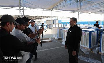 بازدید مدیرعامل سازمان بازنشستگی از زائرسرا بوستان ولایت 1