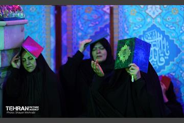 احیای شب بیست‌ویکم ماه رمضان امامزاده پنج تن لویزان 28