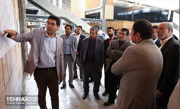 بازدید عضو شورای شهر از پایانه شرق 14