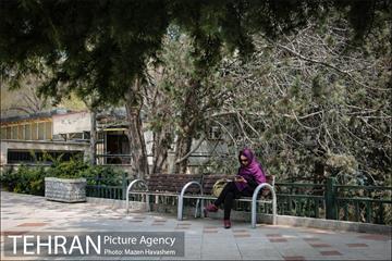 بوستان نیاوران در یک روز آفتابی 19